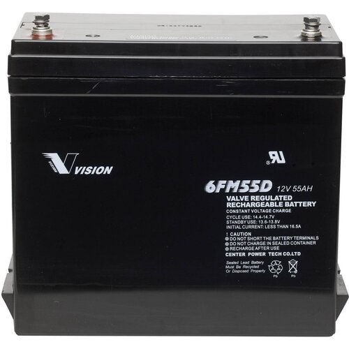 Vision Akkus 6FM55DX 6FM55DX svinčeni akumulator 12 V 55 Ah svinčevo-koprenast (Š x V x G) 239 x 210 x 132 mm M6-vijačni priklop brez vzdrževanja\, obstojnostni cikel, (20439270) Cene