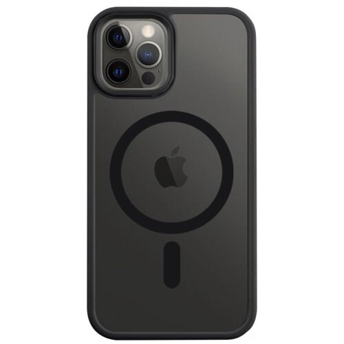 TACTICAL Asphalt MagForce silikonski ovitek za iPhone 13 Pro Max - prozorno črn Slike