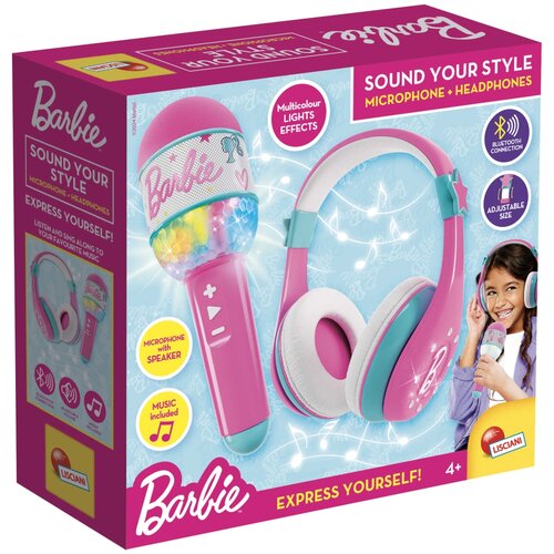 Lisciani Barbie set slu&amp;scaron;alice i mikrofon Slike