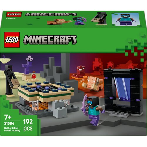 Lego LEGO&amp;reg; MINECRAFT&amp;reg; 21584 Putovanje kroz portale Podzemlja i Kraja Slike