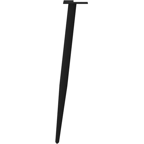 VidaXL Noge stolića za kavu stožastog oblika 4 kom crne 72-73 cm čelik Slike