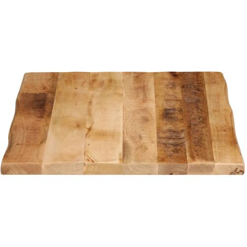 Stolna ploča sa živi rub 90x60x2,5 cm masivno grubo drvo manga Slike