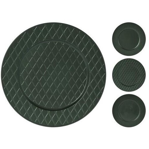  DEKORATIVNI TANJUR 33CM ZELENI SORTO Cene