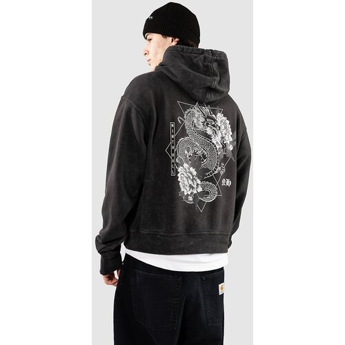 Ninth Hall Venom Boxy Pulover s kapuco vintage black Slike