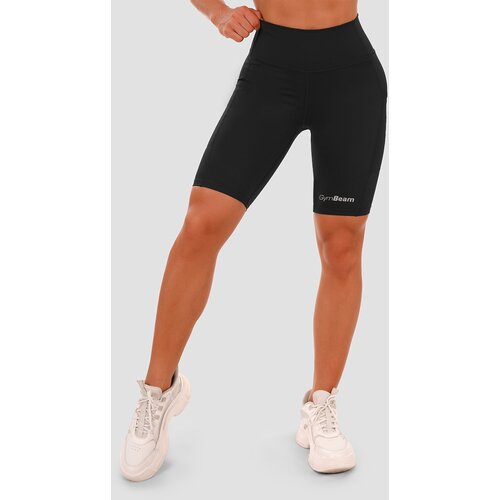 GymBeam ženski biciklistički šorc Black Slike