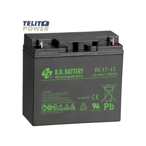 BB Tech 12V 17Ah BC17-12 Battery terminal B1 ( M5 Bolt ) ( 4294 ) Cene