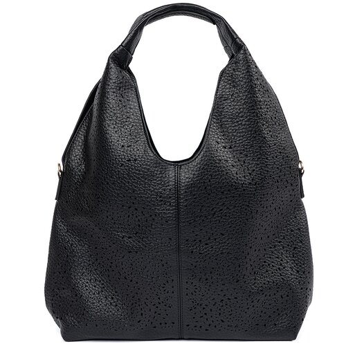 Shelvt Black openwork shoulder bag Slike