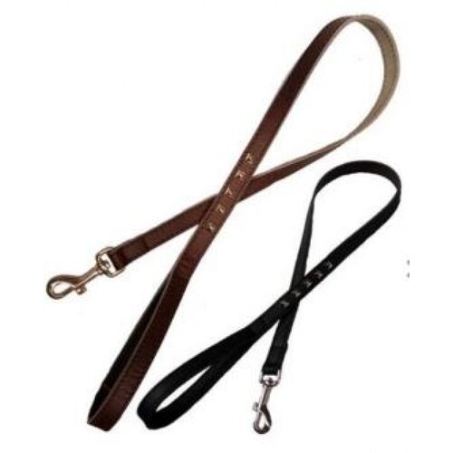 Ferribiella Povodac Borchie crni 2x100cm kozni Slike