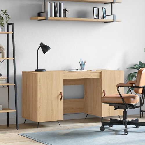 VidaXL Radni stol boja hrasta sonome 140x50x75 cm konstruirano drvo Slike