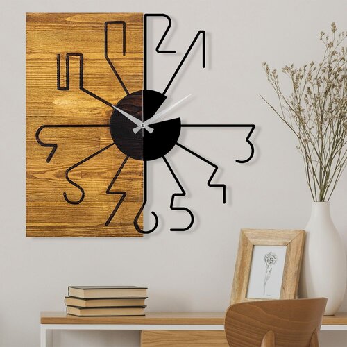 Wallity 29 Zidni sat Wooden Clock, Crni Cene