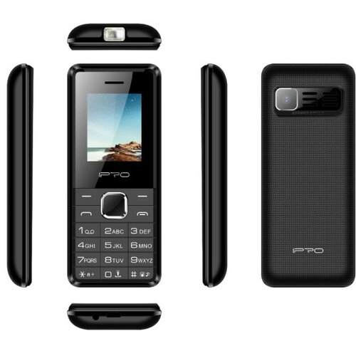 Ipro A18 32MB, Mobilni telefon, Dual SIM Card, 3,5mm 800 mAh, Kamera, Black Slike