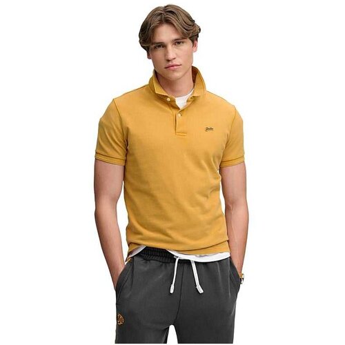 Superdry Žuta mu&amp;scaron;ka polo majica Slike