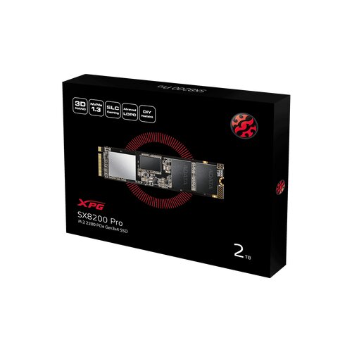 Adata XPG 512GB SX8200 Pro, M.2 2280, PCIe Gen 3 x4 NVMe 1.3, 3500/3000MB/s (ASX8200PNP-512GT-C) ssd Slike