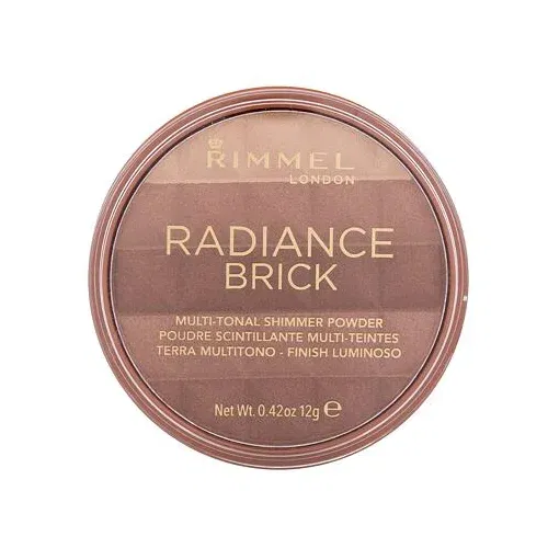 Rimmel London Radiance Brick bronzer 12 g odtenek 002 Medium poškodovana škatla