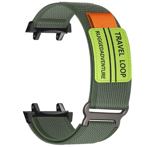 INF Združljivo z Amazfit T-Rex 3: Zeleni najlonski pleten pašček za uro, (5000079124) Cene