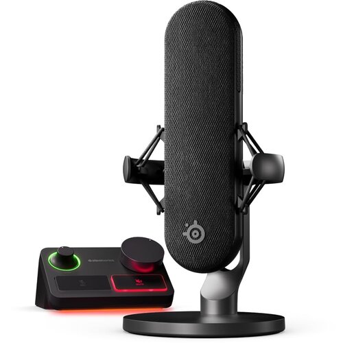 Steel Series Alias Pro XLR mikrofon z me&scaron;alnikom črne barve za PC Cene