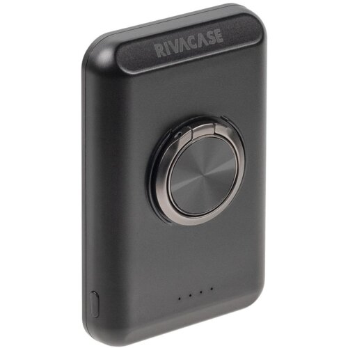 Riva Case VA2603 MagSafe Magnetic QC / PD zunanja baterija powerbank 5.000 mAh 15W z držalom - črn Slike