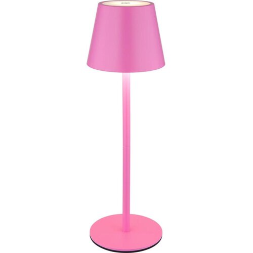 Globo 58488P-LED Stona lampa VANNIE 3W/5V IP54 1800mAh, ružičasta &amp;mdash; dodirna, punjiva, sa prigu&amp;scaron;iva, pogodna za spolja&amp;scaron;nju upotrebu Slike