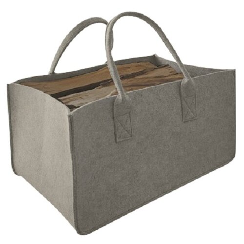Lienbacher Torba za drva iz filca (50 x 27 x 34 cm, siva) Cene