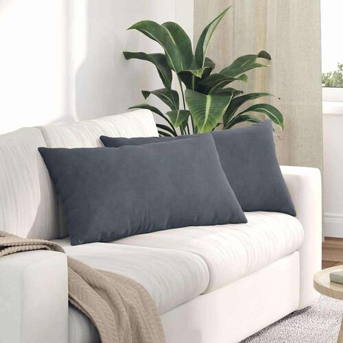 vidaXL jastučići za sofu 2 pcs tamno siva 80 x 40 cm kordura tekstil Cijene