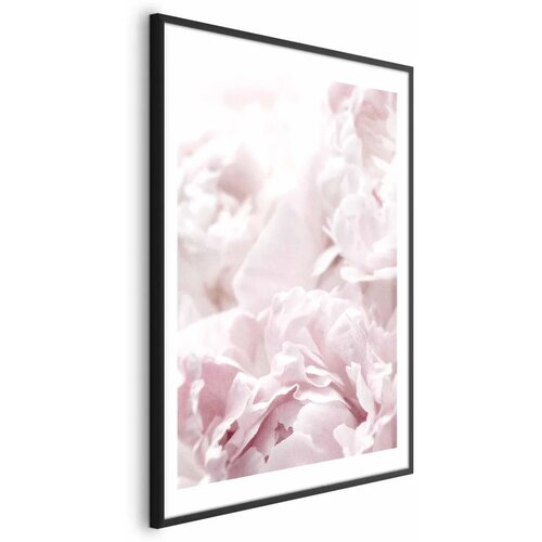  Plakat Fluffy Peonies 29.7x42 Crni okvir s margom Cene