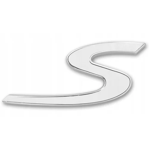 Porsche Samolepilni emblem 911 CARRERA S značka 6x2,7 cm srebrna, (21215272)