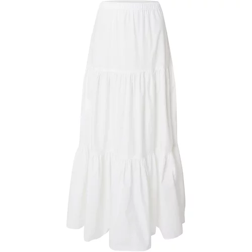 WEEKDAY Suknja 'Nico Tiered' bijela