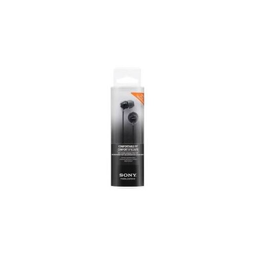 Sony slu&amp;scaron;alice EX15 crneIn-Ear BlackSmartphone Mic and Control Slike