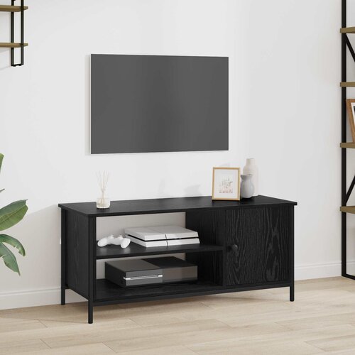 TV ormar Crni hrast 100 x 40 x 45 cm Konstruirano drvo Cene