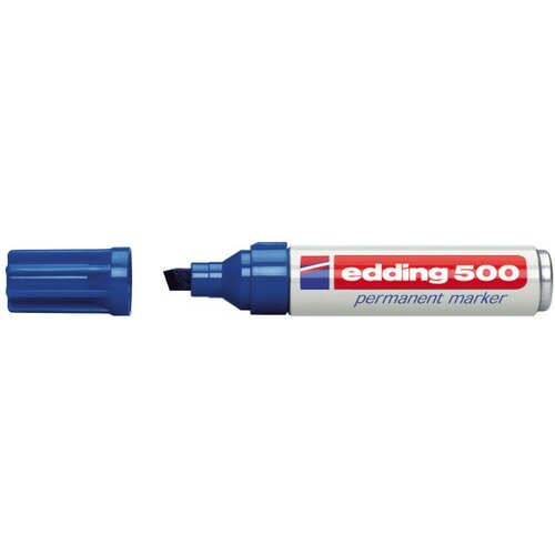 Edding marker permanent E-500 2-7mm plava Slike