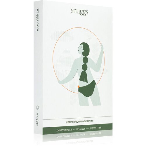 Snuggs Period Underwear Hugger: Extra Heavy Flow menstrualne hlačke iz blaga za močno menstruacijo velikost L Black 1 kos Cene
