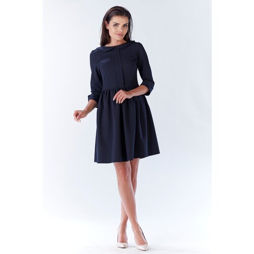 Awama Woman&amp;#039;s Dress A183 Navy Blue Slike