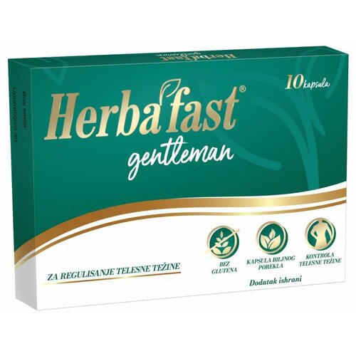 Herbafast ® gentelman, 10 kapsula Cene