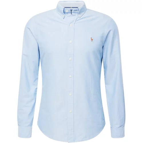 Polo Ralph Lauren Košulja pastelno plava / svijetloplava / svijetlosmeđa