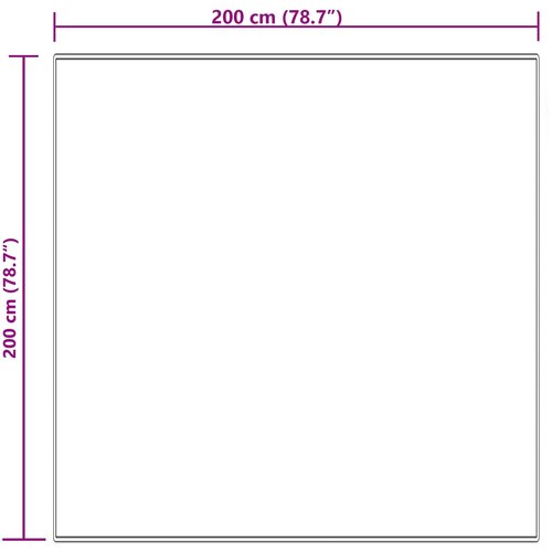  Tepih od umjetne ovčje kože TAFALLA Krem 200 x 200 cm Poliester Slike