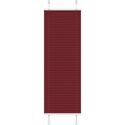 vidaXL Plisirana senčila Bordeaux Red 40x150 cm Širina tkanine 39,4 cm Cene