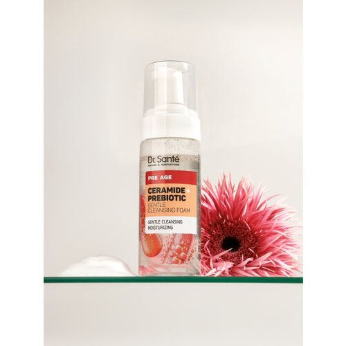 Dr. Sant&amp;eacute; Pre Age Ceramide + Prebiotic čistilna pena za zrelo kožo 150 ml Slike