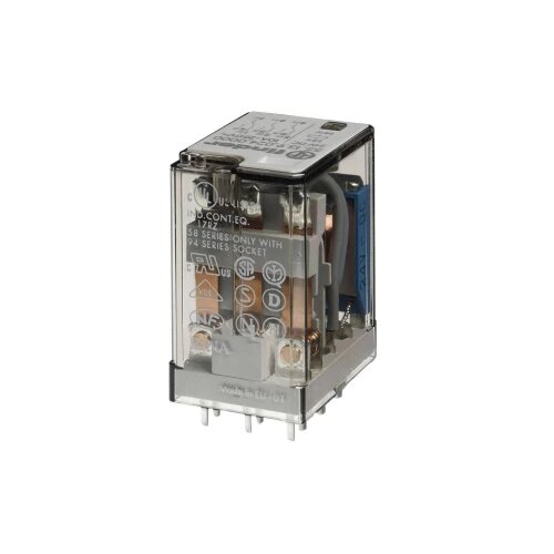 Finder 55.13.9.024.0000 Utični relej 24 V/DC 10 A 3 prebacivanje 10 ST Tray Slike