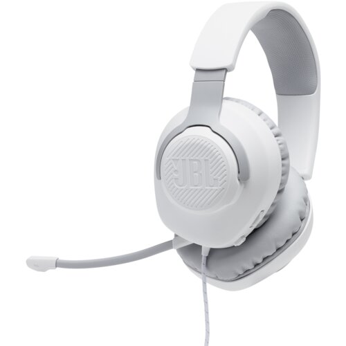 JBL gaming slušalke Quantum 100, bela Cene