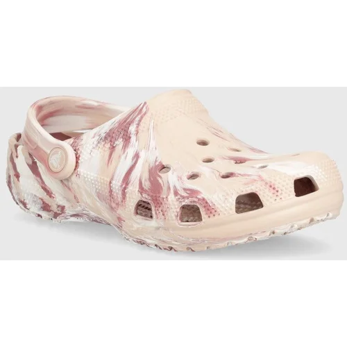 Crocs Natikače Classic Marbled Clog za žene, boja: ružičasta, 206867