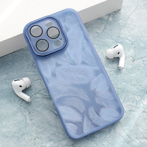  Maska za iPhone 16 Pro Glitter Feather plava Cene