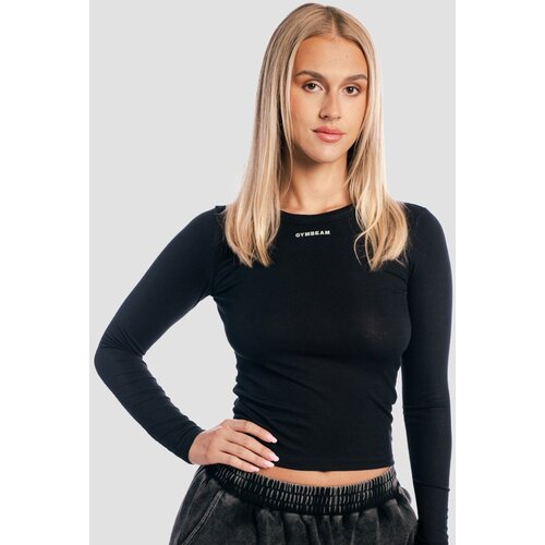 GymBeam Ženska majica dugih rukava Aura Black Slike