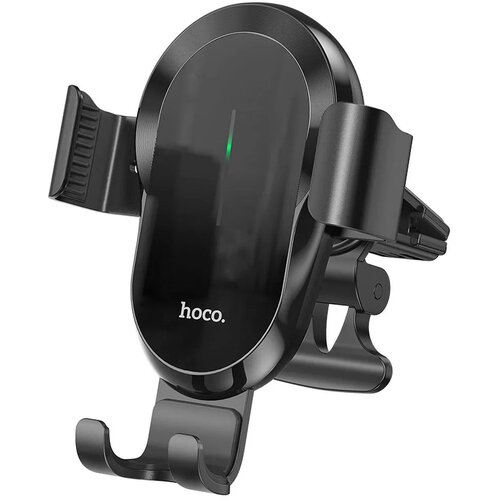 Hoco. auto držač s bežičnim punjenjem na ventilacijski otvor 15W CA105 crni Slike
