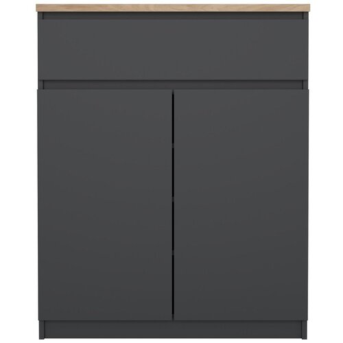 Tvilum Temno siva komoda 80x100x40 cm Naia &amp;ndash; Slike
