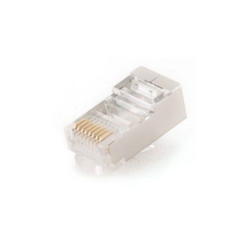 Gembird PLUG6SP/50 Shielded modular CAT6 FTP konektor 50 u pakovanju RJ45 / CENA PO PAKOVANJU Slike