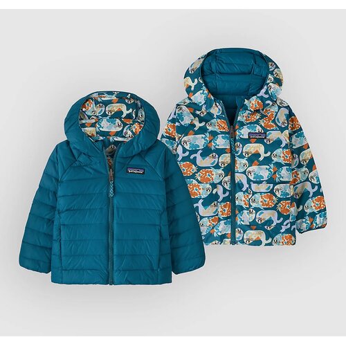 Patagonia Reversible Down Kids Jacket glacial blue Cene