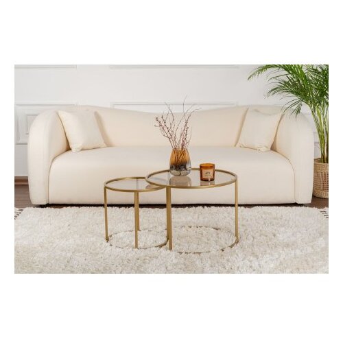 Hanah home Klub sto-set Aurum, 60x60x43cm, 2 komada, Zlatne boje Slike