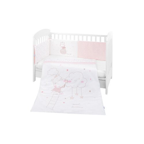Kikka Boo posteljina sa ogradicom 6 pcs 60/120 Hippo Dreams ( KKB60105 ) Slike