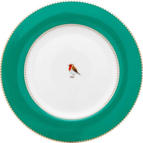 Pip Studio Love Birds - krožnik Green - 17 cm Slike