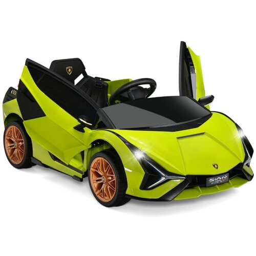  Lamborghini dječji električni auto s 2.4G (12 W), s daljinskim upravljačem, 3-5 km/h, MP3, zeleni Slike